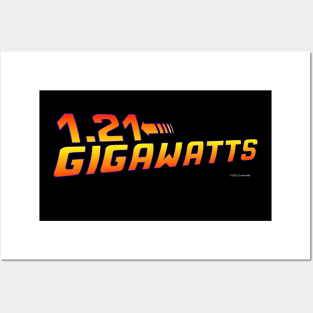 Back to the Future 1.21 gigawatts! Posters and Art